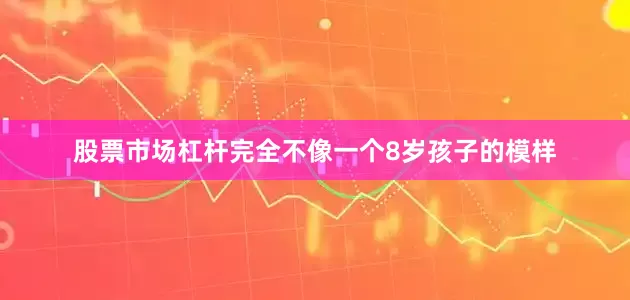 股票市场杠杆完全不像一个8岁孩子的模样